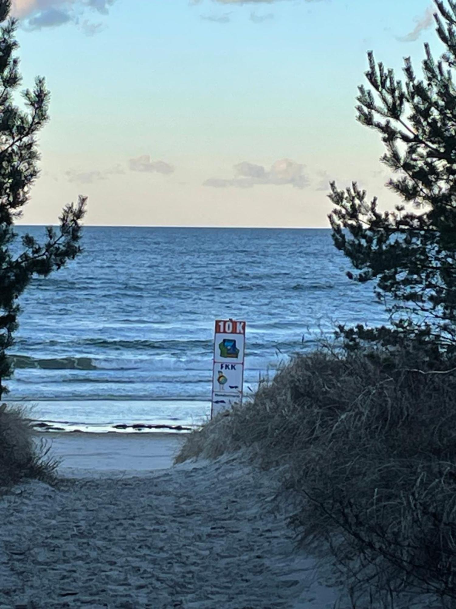 Reet Am Strand Mit Hund Karlshagen エクステリア 写真